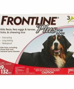 Frontline Plus Dog Flea and Tick Control 89-132lbs (3 doses) - Vitamins & Supplements -Pets & Wildlife Sales Store d2c81b224dd951d5025824bad692a9859606ed6d 57120221