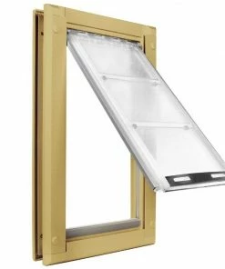 Endura Flap Pet Door - Door Mount - Small Single Flap - 6" W x 11" H - Tan frame 03PP06 1T - Pet Doors -Pets & Wildlife Sales Store d2cafa1876166537da51a15f39a8344067a1998f 93401002 93401002 image 93401002