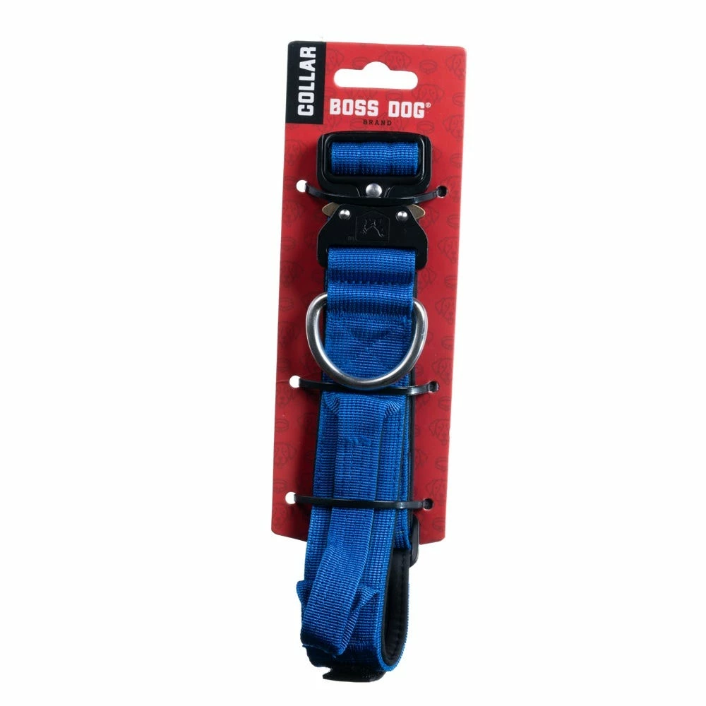 Boss Dog Brand Boss Dog® Brand 17" - 22" Adjustable Blue Dog Collar, Size Large - 60037 - Dog Collars & Leashes 3 Boss Dog Brand Boss Dog® Brand 17" - 22" Adjustable Blue Dog Collar, Size Large - 60037 - Dog Collars & Leashes