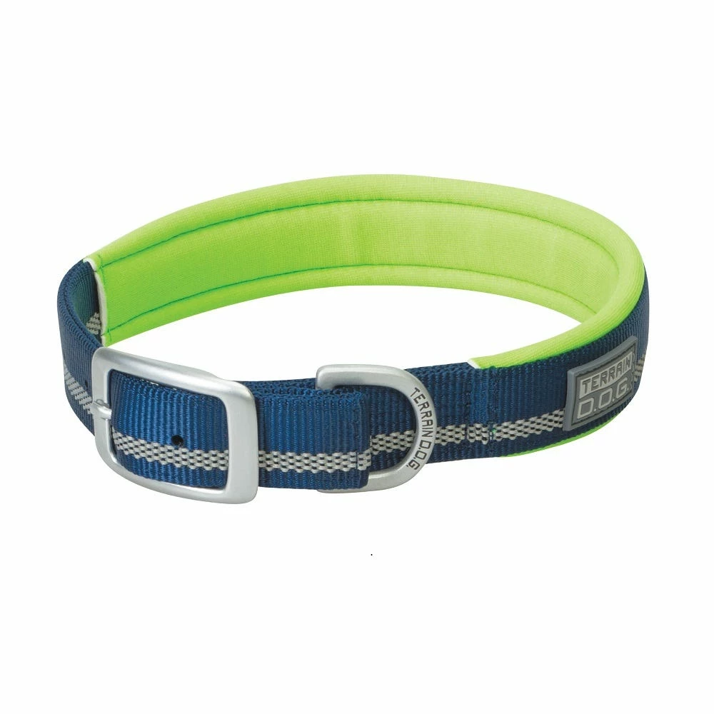 Terrain D.O.G. Reflective Neoprene Lined Dog Collar, Navy, 23" - 07-0861-R16-23 - Dog Collars & Leashes 3 Terrain D.O.G. Reflective Neoprene Lined Dog Collar, Navy, 23" - 07-0861-R16-23 - Dog Collars & Leashes