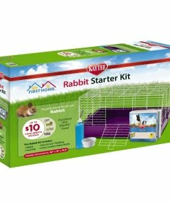 Kaytee My First Home Rabbit or Multiple Guinea Pig Starter Kit XL - 100542613 - Small Animal Hutches