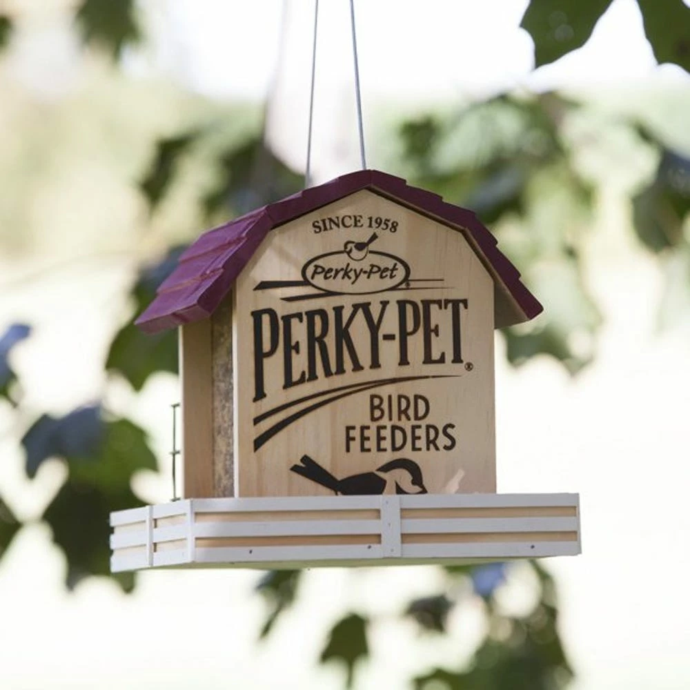 Woodstream Perky-Pet Star Barn Wood Chalet Bird Feeder - 50181 - Wild Bird Feeders 7 Woodstream Perky-Pet Star Barn Wood Chalet Bird Feeder - 50181 - Wild Bird Feeders - Image 5