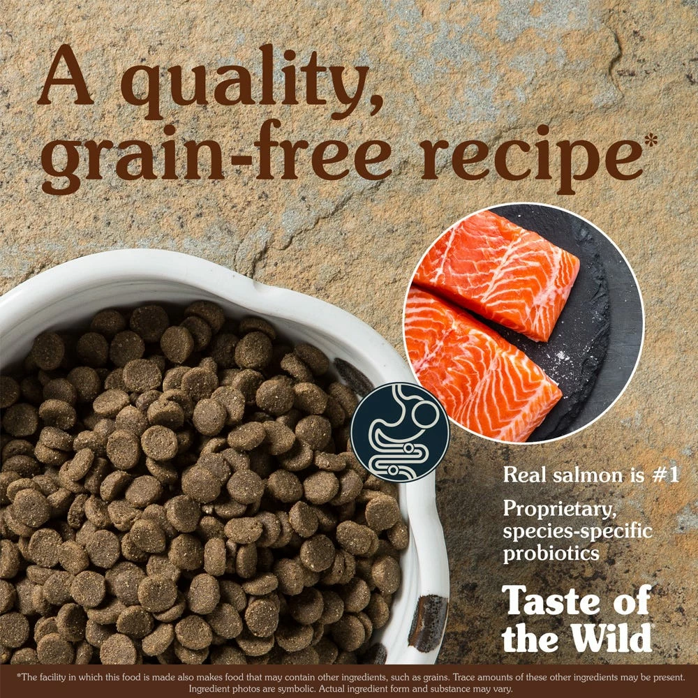 Taste of the Wild Grain Free Pacific Stream Canine Formula with Smoked Salmon, 28 lb. Bag - Dry Dog Food 6 Taste of the Wild Grain Free Pacific Stream Canine Formula with Smoked Salmon, 28 lb. Bag - Dry Dog Food - Image 4