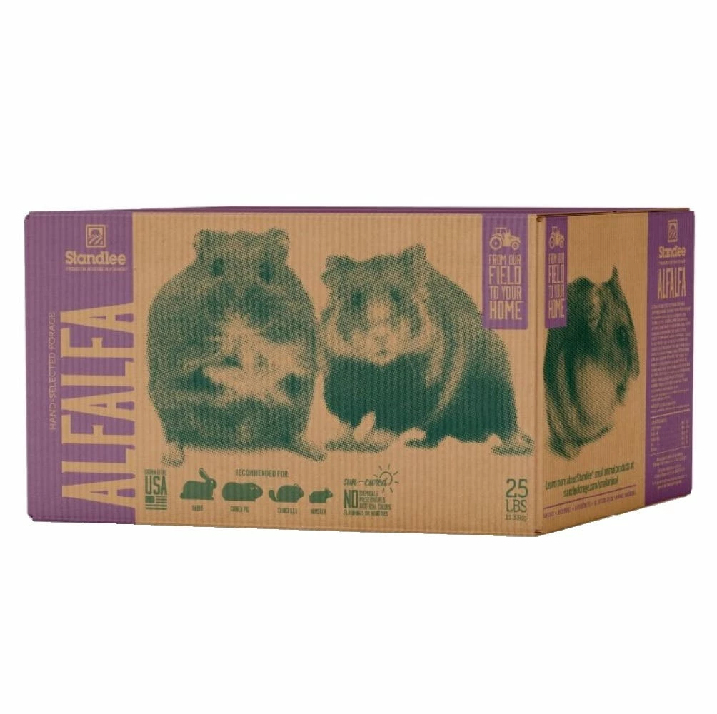 PremiYum Standlee Premium Western Forage Alfalfa, 25 lb. Box - 11007100800 - Rabbit Feed 3 PremiYum Standlee Premium Western Forage Alfalfa, 25 lb. Box - 11007100800 - Rabbit Feed