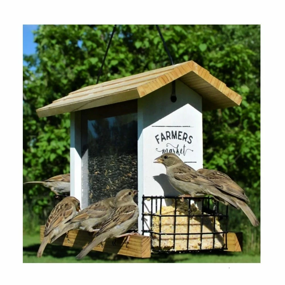 Nature's Way 3 Quart Farmhouse Hopper Bird Feeder - WWLF2-DECO - Wild Bird Feeders 4 Nature's Way 3 Quart Farmhouse Hopper Bird Feeder - WWLF2-DECO - Wild Bird Feeders - Image 2