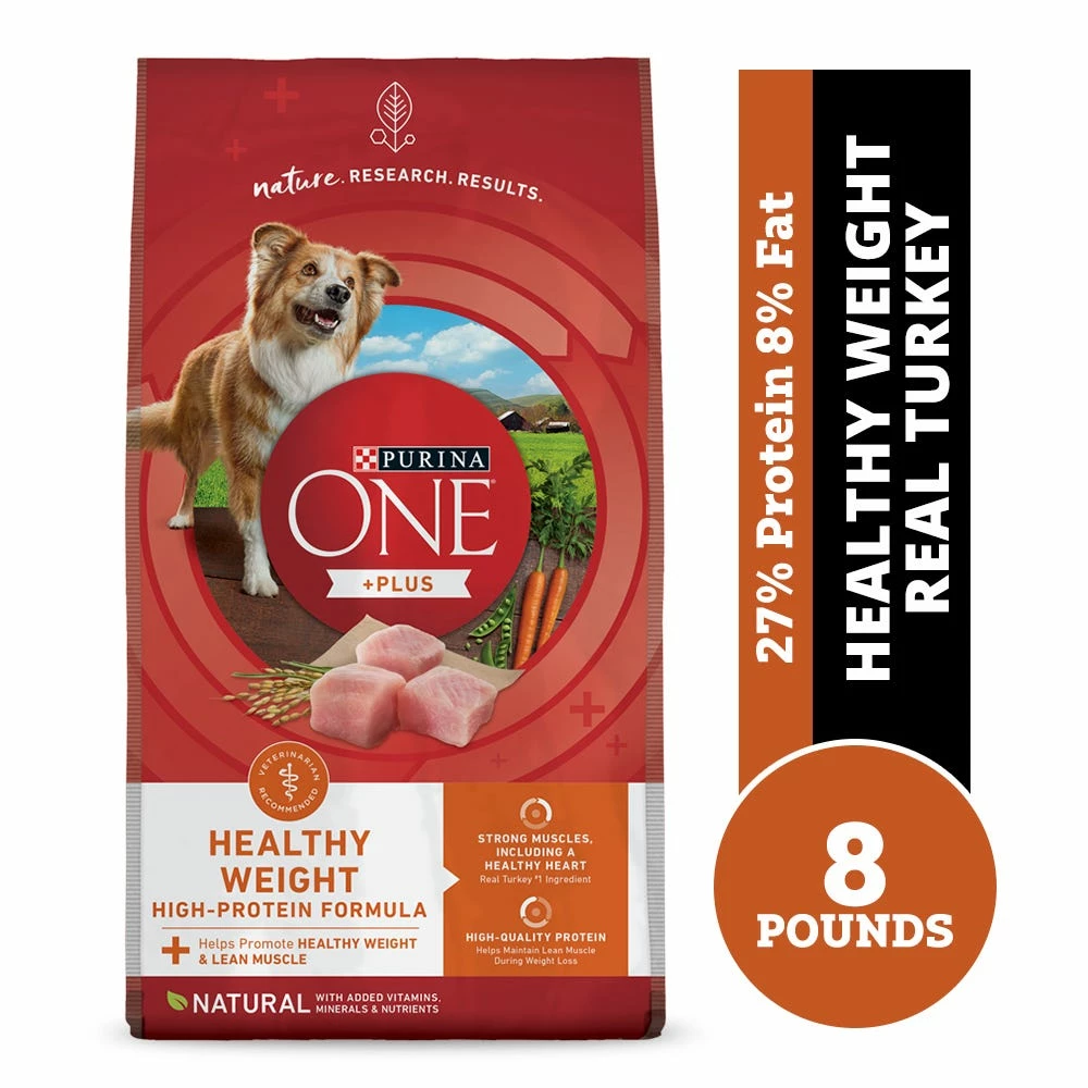 Purina ONE Weight Management, Natural Dry Dog Food, SmartBlend Healthy Weight Formula - 8 lb. Bag 3 Purina ONE Weight Management, Natural Dry Dog Food, SmartBlend Healthy Weight Formula - 8 lb. Bag
