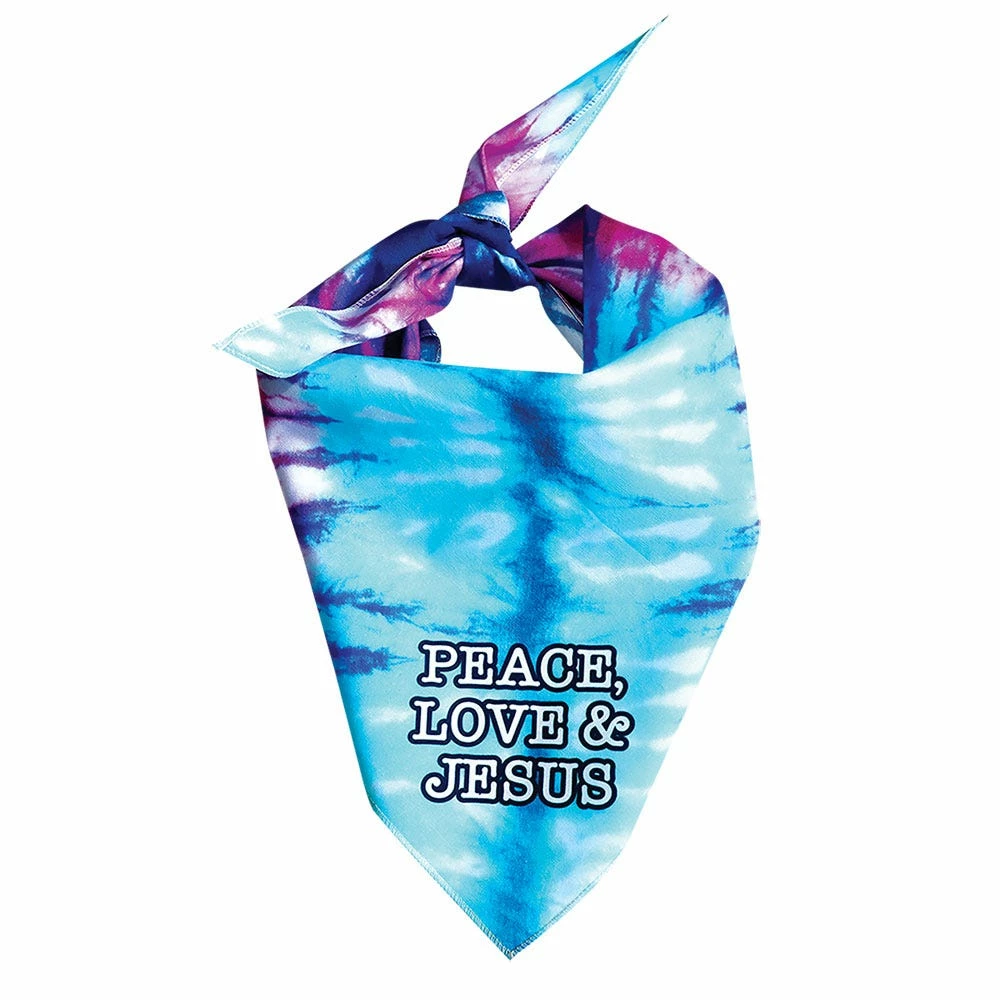 Paws & Pray Peace Love Jesus Pet Bandana, Lg/Xl - PETS147 - Dog Clothing & Accessories 5 Paws & Pray Peace Love Jesus Pet Bandana, Lg/Xl - PETS147 - Dog Clothing & Accessories - Image 3