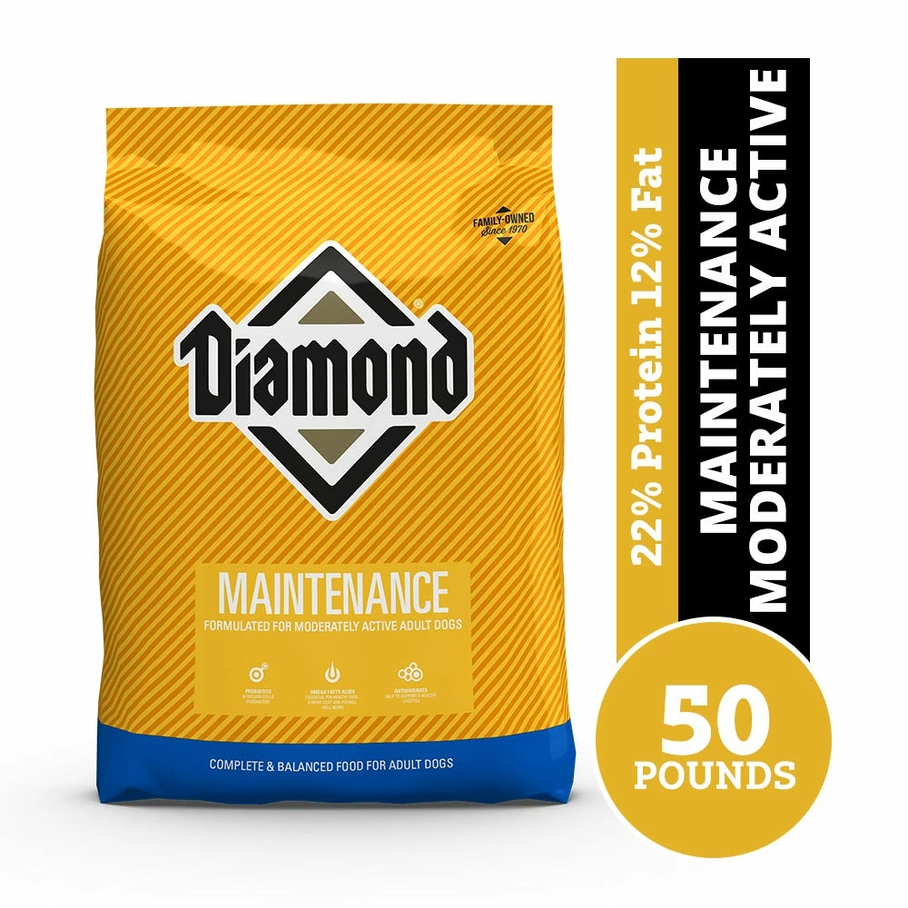 Diamond Maintenance for Moderately Active Adult Dogs, 50 lb. Bag - Dry Dog Food 3 Diamond Maintenance for Moderately Active Adult Dogs, 50 lb. Bag - Dry Dog Food