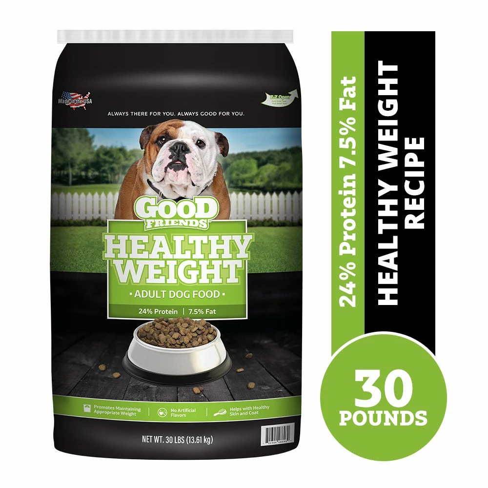 Good Friends Healthy Weight Recipe Dry Dog Food, 30 lb. Bag 3 Good Friends Healthy Weight Recipe Dry Dog Food, 30 lb. Bag