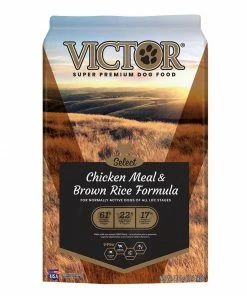 Victor Chicken Meal and Brown Rice Formula Dry Dog Food, 40 lb. Bag