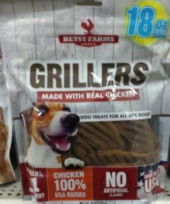 Betsy Farms Grillers Chicken Dog Treats 18 oz.