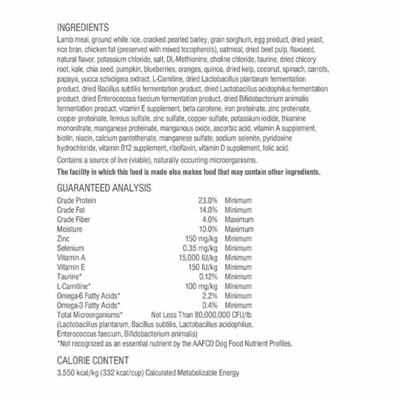 Diamond Naturals Adult Dog Lamb Meal & Rice Formula, 40 lb. Bag - Dry Dog Food 5 Diamond Naturals Adult Dog Lamb Meal & Rice Formula, 40 lb. Bag - Dry Dog Food - Image 3