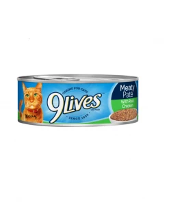 9 Lives 9Lives® Meaty Pate With Real Chicken Canned Cat Food, 5.5 oz. Can - Wet Cat Food