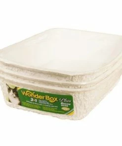 Kittys Wonderbox Wonderbox Kitty Litterbox, 3 Pack - W-00001-6 - Litter Boxes & Accessories