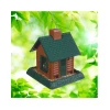 North States Log Cabin Birdfeeder 9083W - Wild Bird Feeders