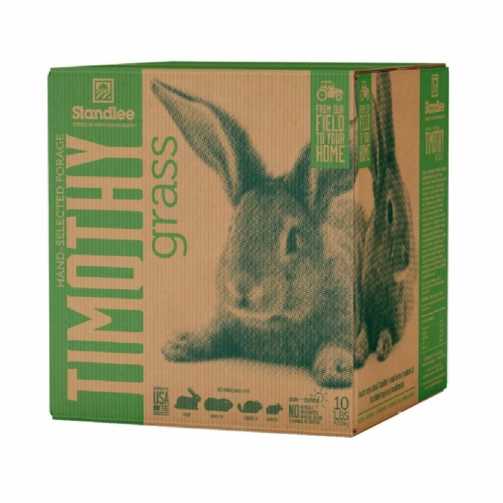 PremiYum Standlee Premium Western Timothy Grass Forage, 10 lb. Box - 12007111000 - Rabbit Feed 3 PremiYum Standlee Premium Western Timothy Grass Forage, 10 lb. Box - 12007111000 - Rabbit Feed