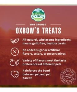 Oxbow Simple Rewards Baked Treats with Bell Pepper, 3 oz. - Small Animal Feed & Treats -Pets & Wildlife Sales Store e305782c7874cc06ab66ae11ac7072f9d497ec22 667980018 4