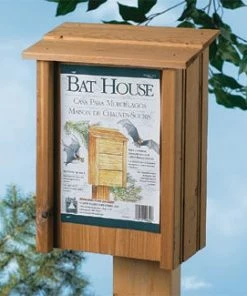 North States Small Wooden Bat House - 1641 - Wild Bird Houses