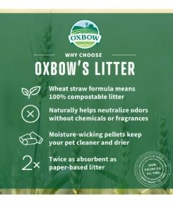 Oxbow Eco Straw Litter, 8 lb. Bag - Small Animal Feed & Treats -Pets & Wildlife Sales Store e9b8b6e37f034ff28774b2bc7f86d0d8f83635c2 667980028 4