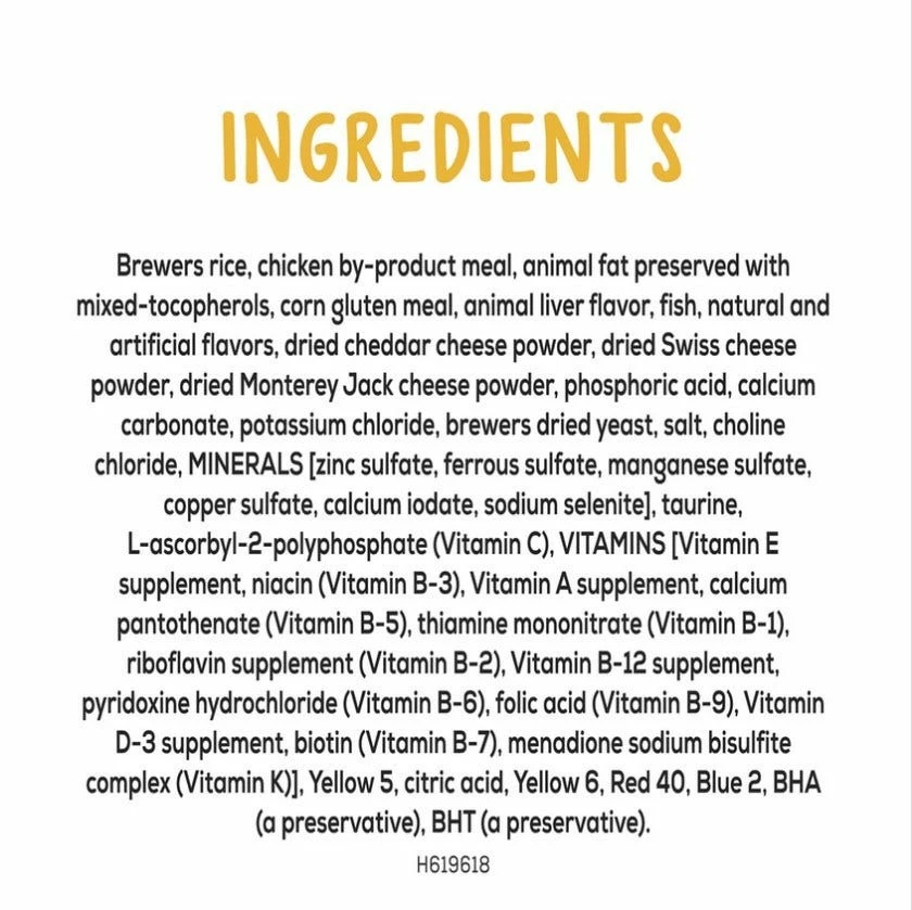 Purina Friskies Party Mix Cheezy Craze Crunch Cat Treats, 20 oz. Canister 4 Purina Friskies Party Mix Cheezy Craze Crunch Cat Treats, 20 oz. Canister - Image 2