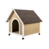 Trixie Pet Natura Tan Cottage Dog House, Medium - 39471 - Dog Houses & Kennels