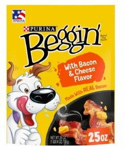 Purina Beggin' Strips Bacon & Cheese Flavors Dog Treats, 25 oz. Pouch