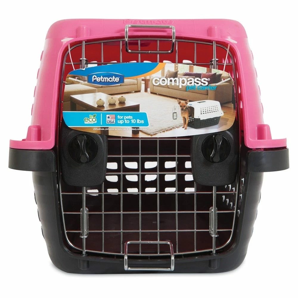 Petmate Compass 19" Pet Carrier. Hot Pink - 41037 - Dog Houses & Kennels 3 Petmate Compass 19" Pet Carrier. Hot Pink - 41037 - Dog Houses & Kennels