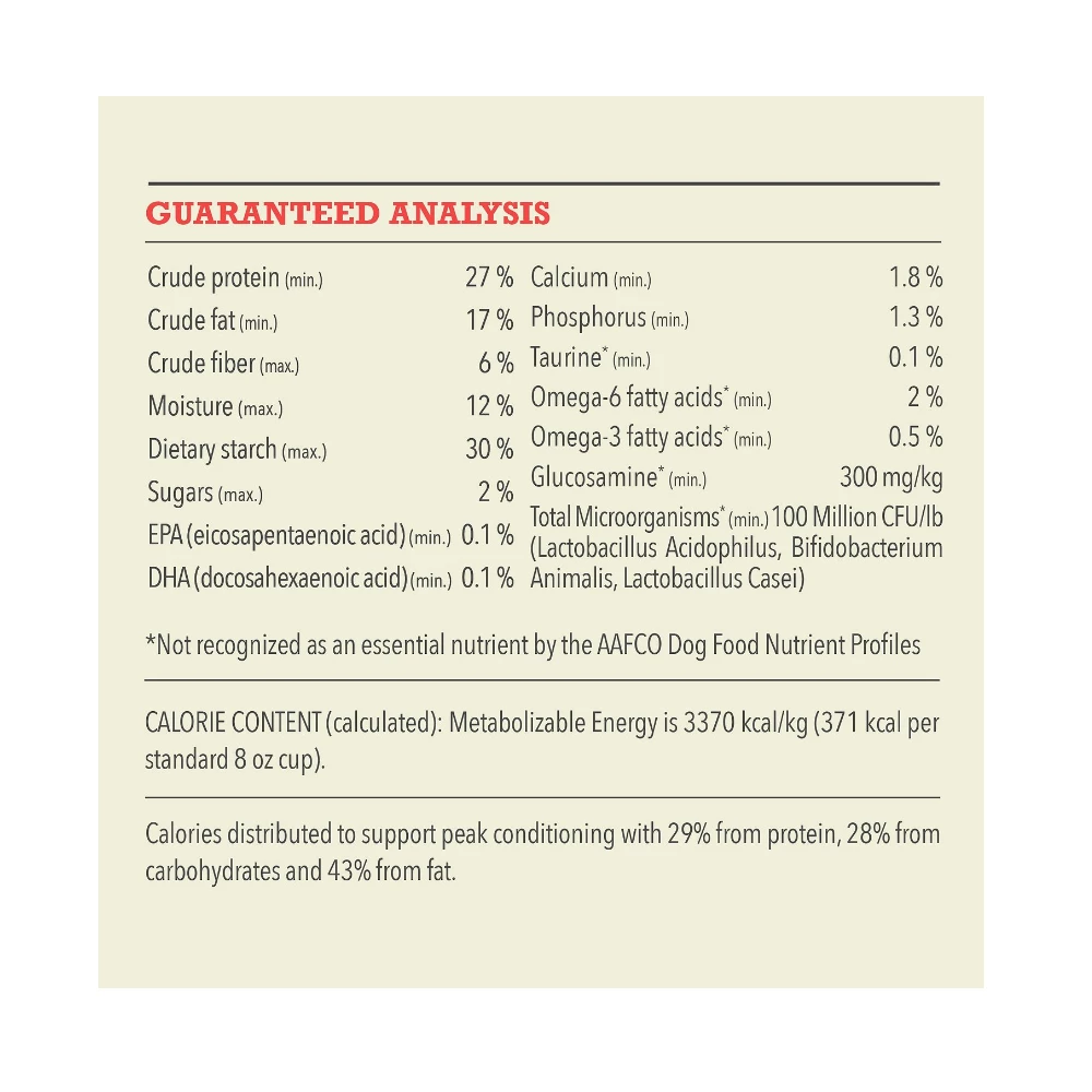 Acana Wholesome Grains + Red Meat Recipe Adult Dry Dog Food, 4 lb. Bag 6 Acana Wholesome Grains + Red Meat Recipe Adult Dry Dog Food, 4 lb. Bag - Image 4