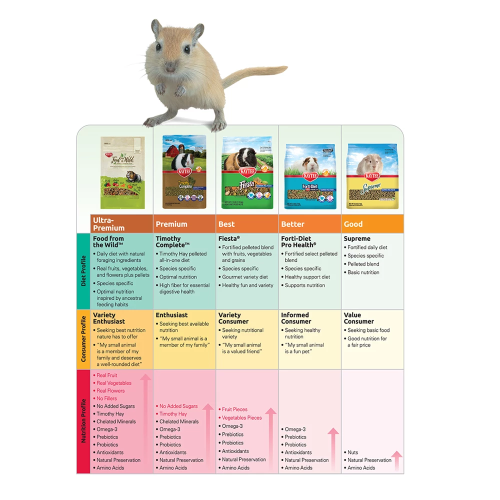 Kaytee Forti-Diet Pro Health Hamster & Gerbil Food, 5 lb. Bag - 100502074 - Small Animal Feed & Treats 6 Kaytee Forti-Diet Pro Health Hamster & Gerbil Food, 5 lb. Bag - 100502074 - Small Animal Feed & Treats - Image 4