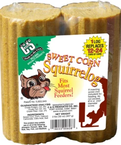 C&S Products C and S Sweet Corn Squirrelog Refill Squirrel Food 32 oz. - CS608 - Squirrel Feed