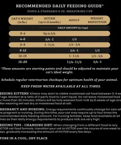 Victor Hi-Pro Plus Active Dry Cat & Kitten Food, Ocean Fish Recipe, 5 lb. Bag - Dry Cat Food -Pets & Wildlife Sales Store f0ac454e4055ecabf547a6ba49e26654c29bdd68 2022009922 6