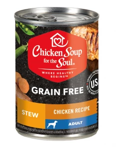 Chicken Soup for the Soul Grain Free - Chicken Stew Canned Wet Dog Food, 13 oz. Can