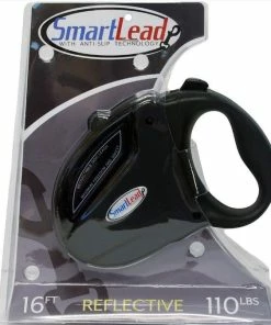Smart Lead Retractable Lead - Black - RL05BK - Dog Collars & Leashes