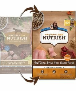 Rachael Ray Nutrish Real Turkey, Brown Rice & Venison Recipe Premium Dry Dog Food, 5.5 lb. Bag -Pets & Wildlife Sales Store f2f87268165bf52a77dabfc3b2eedcf57e5bbb6e 11022254 3
