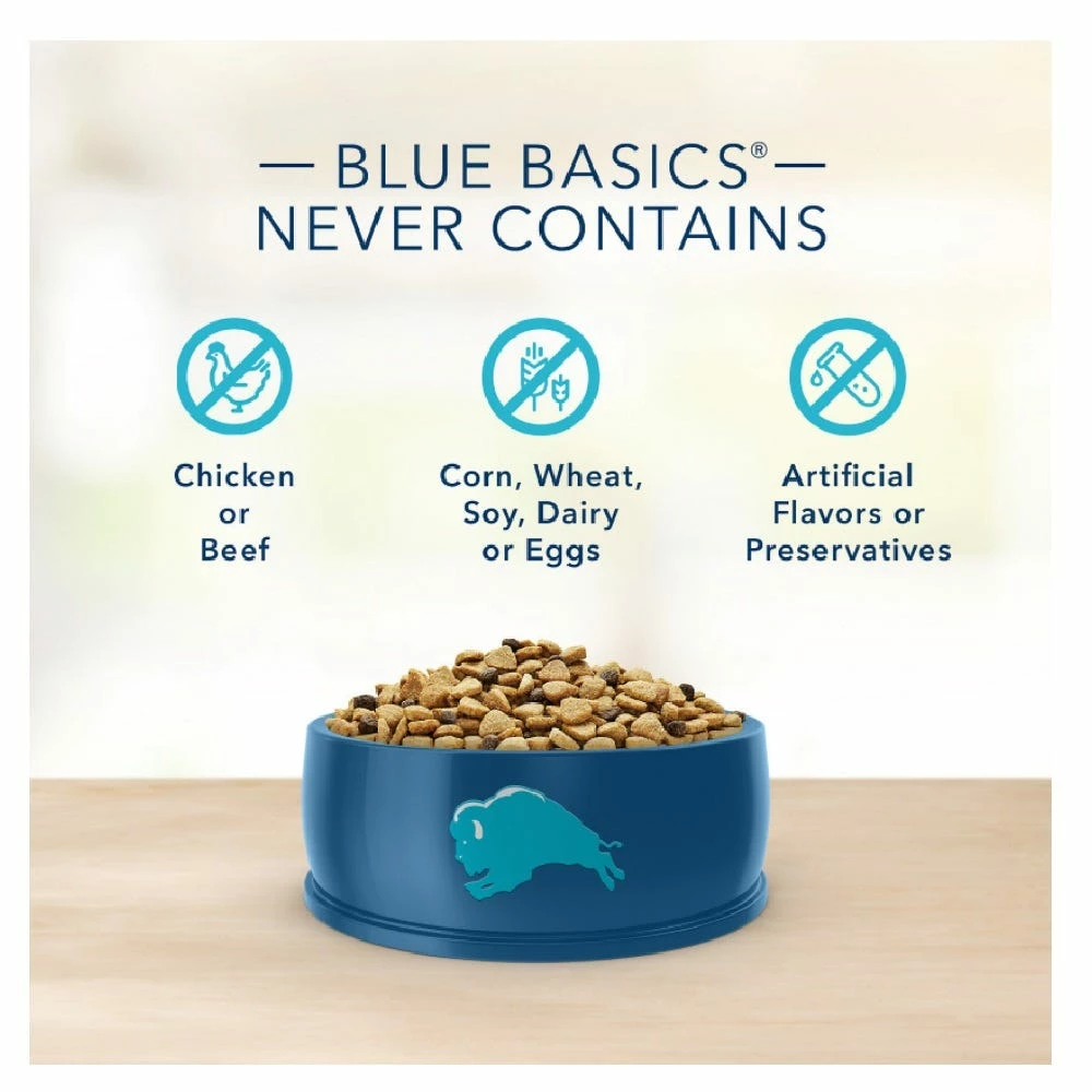 Blue Buffalo Basics Limited Ingredient Grain-Free Formula Turkey & Potato Recipe Adult Dry Dog Food, 24 lb. Bag 7 Blue Buffalo Basics Limited Ingredient Grain-Free Formula Turkey & Potato Recipe Adult Dry Dog Food, 24 lb. Bag - Image 5