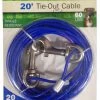 Various Brands Medium Dog Tie-Out Cable, 20' - 381620 - Dog Houses & Kennels -Pets & Wildlife Sales Store f4c49d1841b297813fda0a354e9086533c38e398 medium dog tie out cable 20 381620