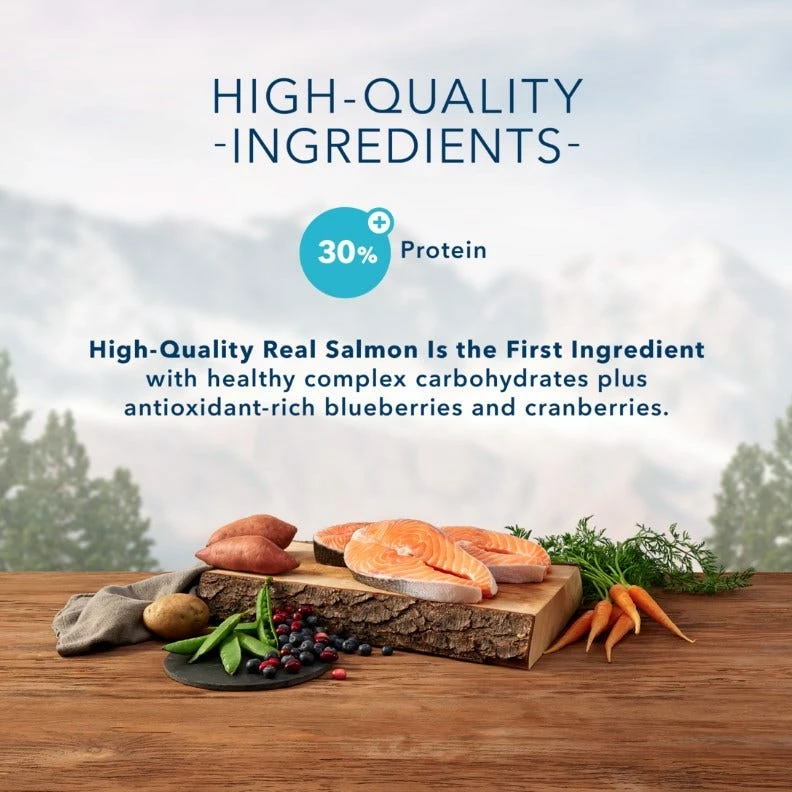 Blue Buffalo Wilderness Salmon Recipe Grain-Free Dry Dog Food, 24 lb. Bag 5 Blue Buffalo Wilderness Salmon Recipe Grain-Free Dry Dog Food, 24 lb. Bag - Image 3