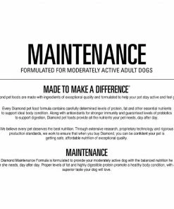 Diamond Maintenance for Moderately Active Adult Dogs, 50 lb. Bag - Dry Dog Food 12 Diamond Maintenance for Moderately Active Adult Dogs, 50 lb. Bag - Dry Dog Food -Pets & Wildlife Sales Store f60edf174609ab19e6e3e7533b2c9d8fbe36ace2 60610029 3