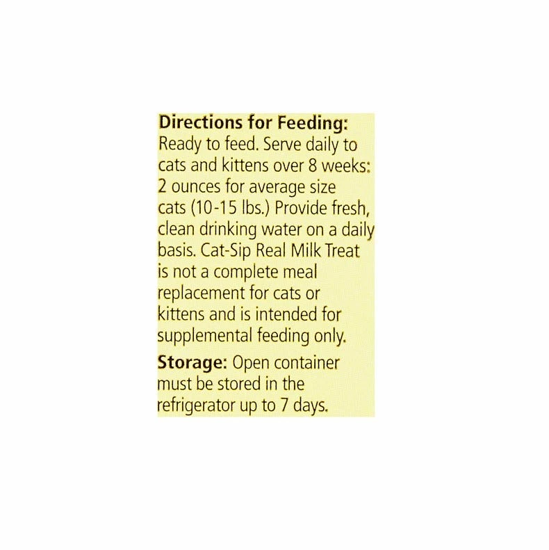 Catisp PetAg CatSip Real Milk Liquid Cat & Kittens Treat, 8 oz. - 99780 - Dog Food 6 Catisp PetAg CatSip Real Milk Liquid Cat & Kittens Treat, 8 oz. - 99780 - Dog Food - Image 4