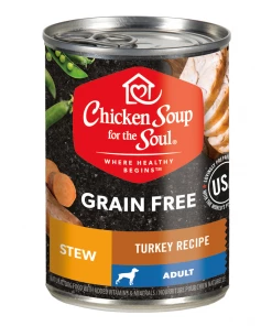 Chicken Soup for the Soul Grain Free - Turkey Stew Canned Wet Dog Food, 13 oz. Can