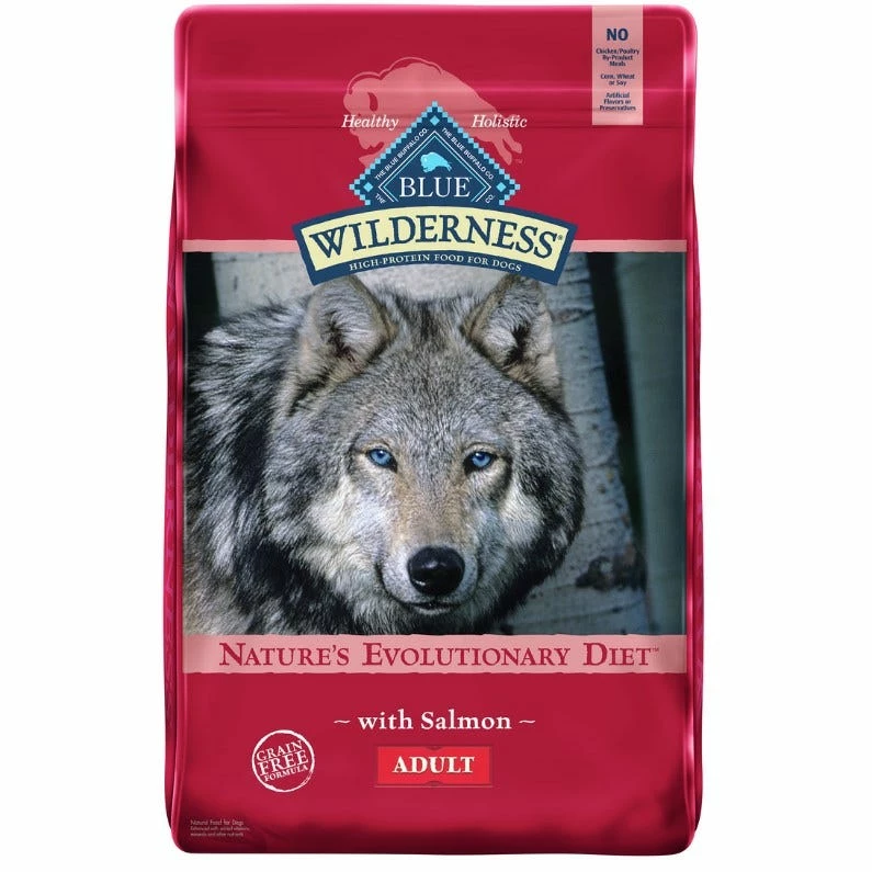Blue Buffalo Wilderness Salmon Recipe Grain-Free Dry Dog Food, 24 lb. Bag 3 Blue Buffalo Wilderness Salmon Recipe Grain-Free Dry Dog Food, 24 lb. Bag
