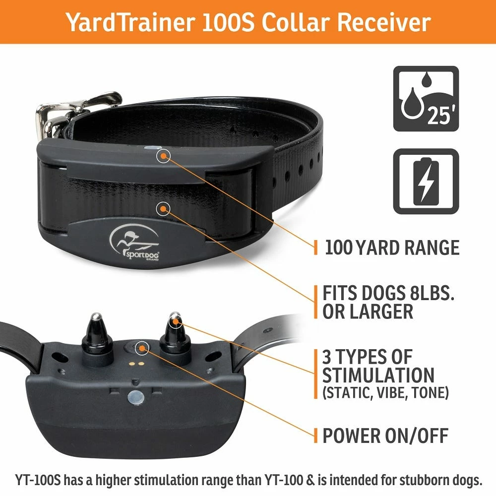 PetSafe SportDOG Brand® YardTrainer 100S Remote Trainer - For Stubborn Dogs - Dog Training & Behavior 6 PetSafe SportDOG Brand® YardTrainer 100S Remote Trainer - For Stubborn Dogs - Dog Training & Behavior - Image 4