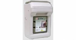 Aut-O-Dine 25 lb. Capacity Plastic Dog Feeder - 11899 - Dog Bowls & Feeders