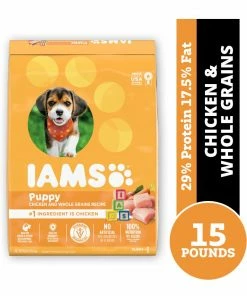 Iams ProActive Health Smart Puppy Chicken & Whole Grains Recipe Dry Puppy Food, 15 lb. Bag - Dry Dog Food