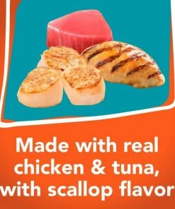 Purina Friskies Tasty Treasures Prime Filets Chicken & Tuna with Scallop in Gravy Adult Wet Cat Food, 5.5 oz. Can -Pets & Wildlife Sales Store fba87a0cf60432b259ee723457e3126d8a3ecf06 35201181 3