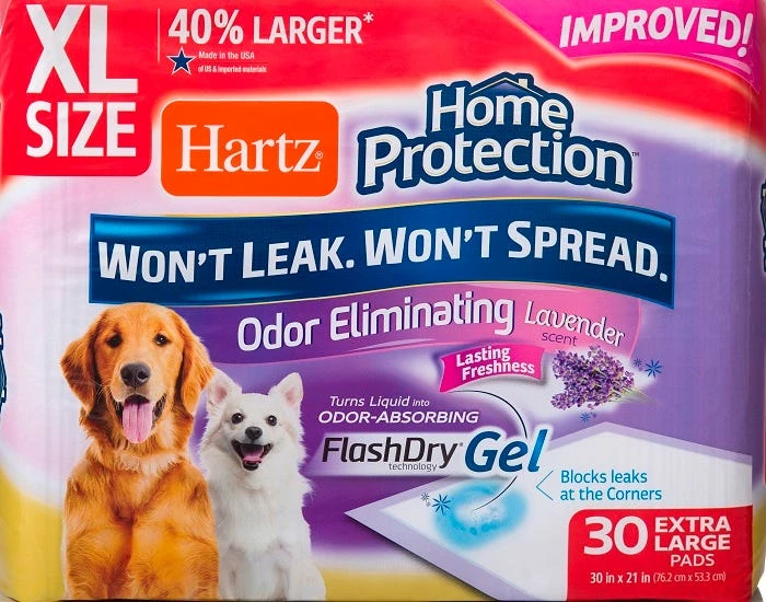 Hartz Home Protection Odor Eliminator Dog Pads XL 30 Count (3270014839) - Dog Training & Behavior 4 Hartz Home Protection Odor Eliminator Dog Pads XL 30 Count (3270014839) - Dog Training & Behavior - Image 2