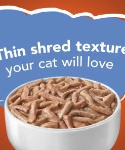 Purina Friskies Shreds Chicken & Salmon Dinner in Gravy Wet Cat Food, 5.5 oz. Can -Pets & Wildlife Sales Store fd44877c02964b1aa9067cc52c2457284c2ced61 00050000445691 03