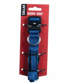 Boss Dog Brand Boss Dog® Brand 13" - 16" Adjustable Blue Dog Collar, Size Small - 60030 - Dog Collars & Leashes