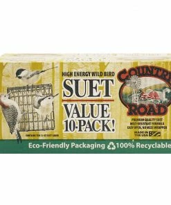 Country Road High Energy Wild Bird Suet, 10 Pack - 340-88 - Bird Seed & Food